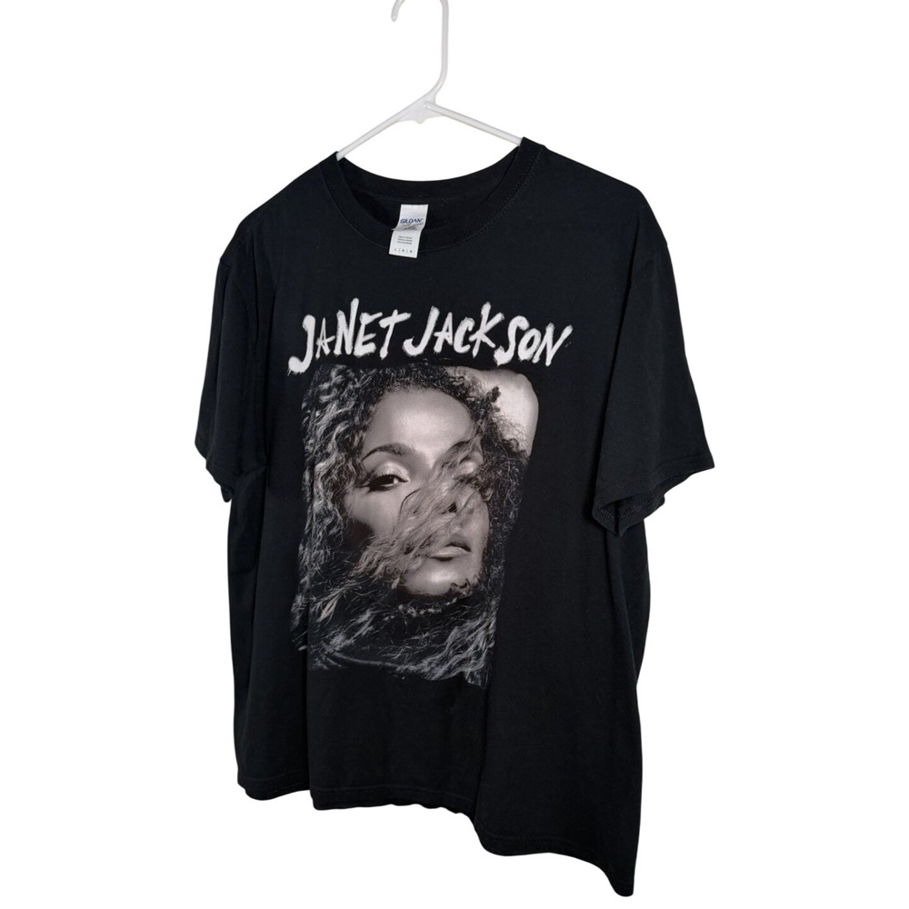 Janet Jackson State Of The World Tour T Shirt 2017 Concert Tee Black Size L - Picture 2 of 9
